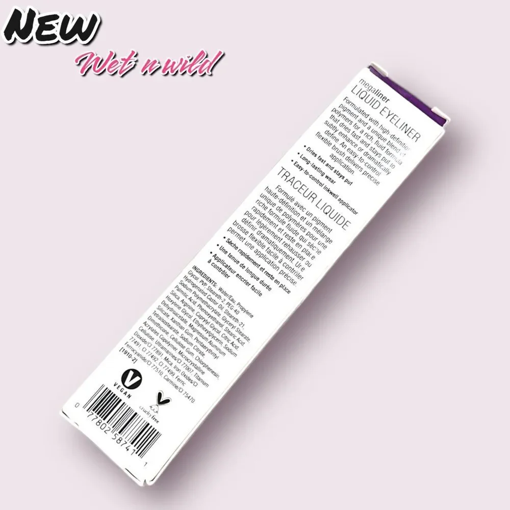 New NIB Wet n Wild Mega Liner Liquid Eyeliner – Electric Purple (874A)